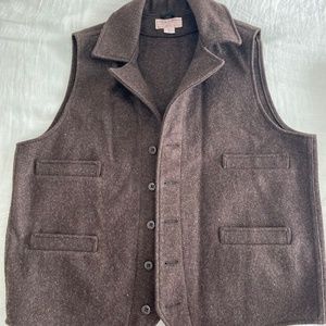 Filson, XL,  Brown Wool Vest